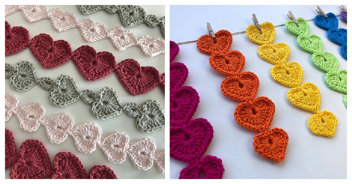 34 Valentines Day Crochet Garland Ideas Image
