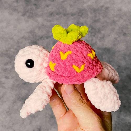 8 Strawberry Turtle Crochet Patterns Image
