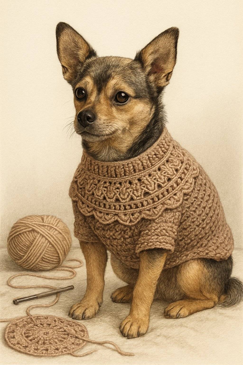 32 Small Dog Sweaters Crochet Patterns Image
