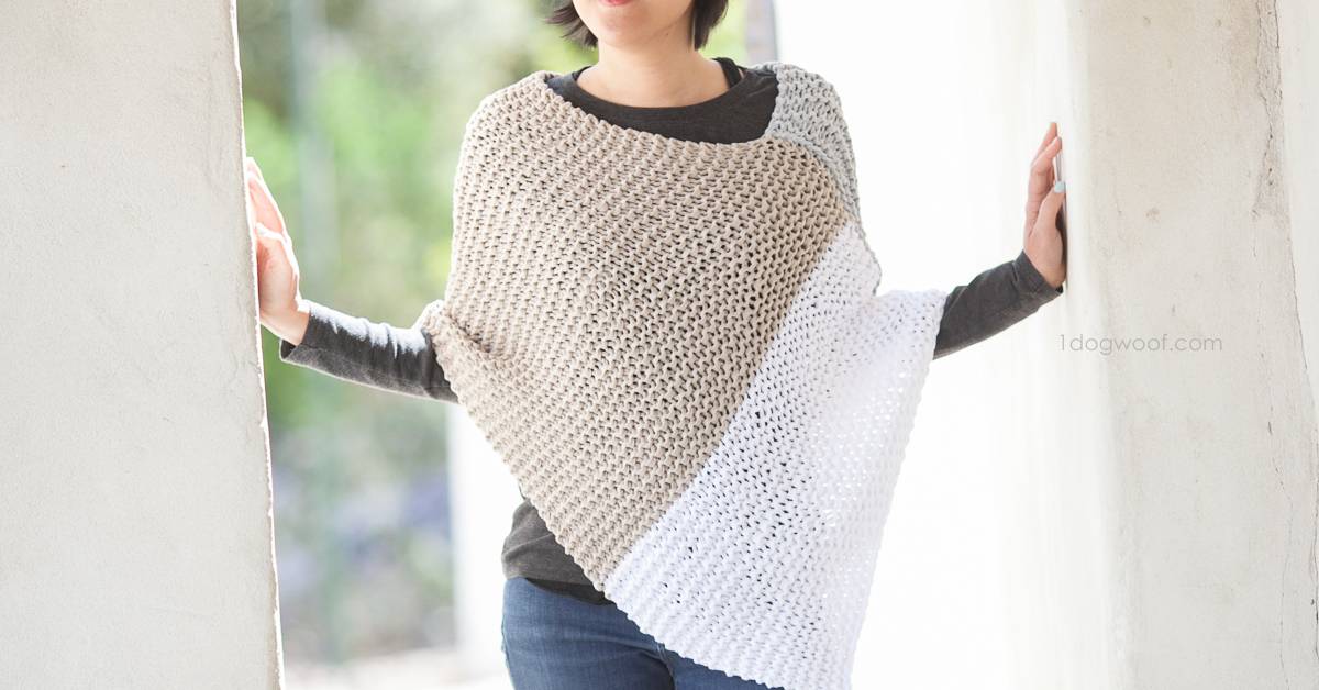 30 Turtle Neck Poncho Knitting Patterns Image