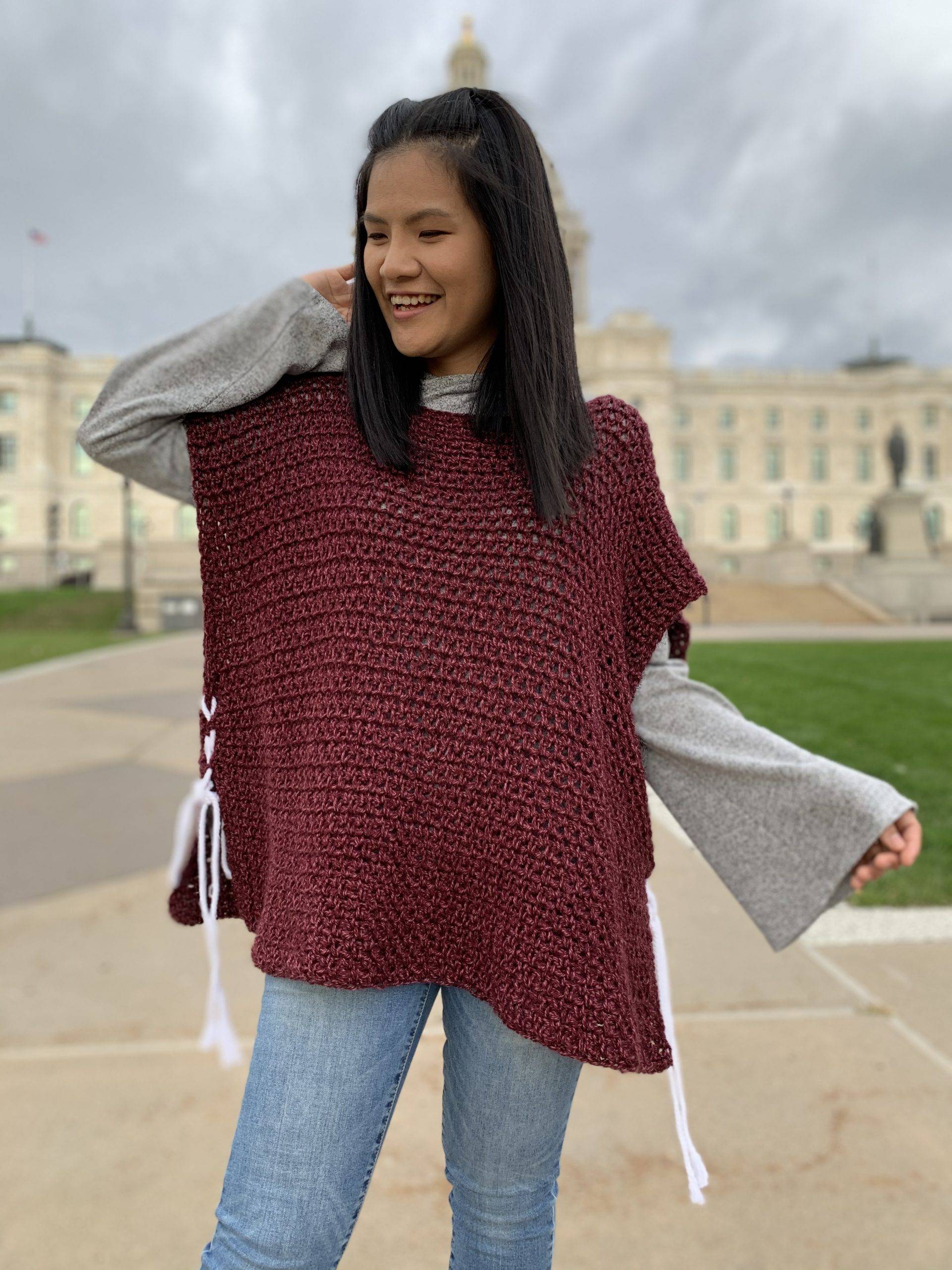 35 Easy Crochet Poncho Patterns Image