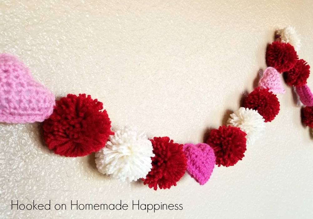 34 Valentines Day Crochet Garland Ideas Image