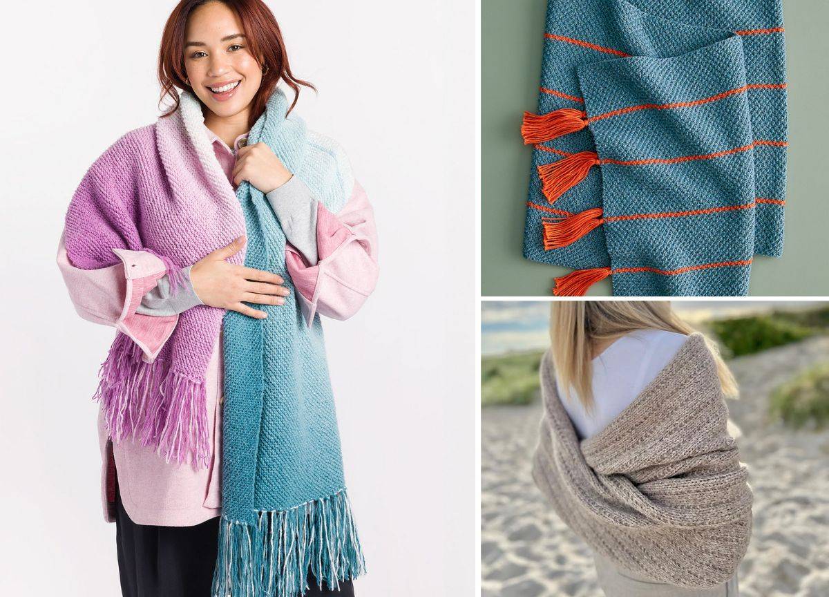 34 Scarf with Sleeves Knitting Patterns Image