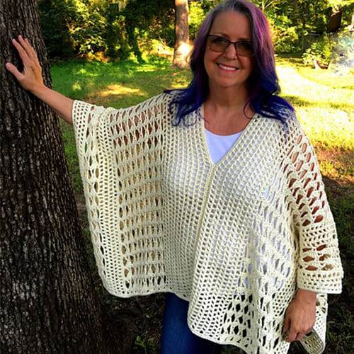 35 Easy Crochet Poncho Patterns Image