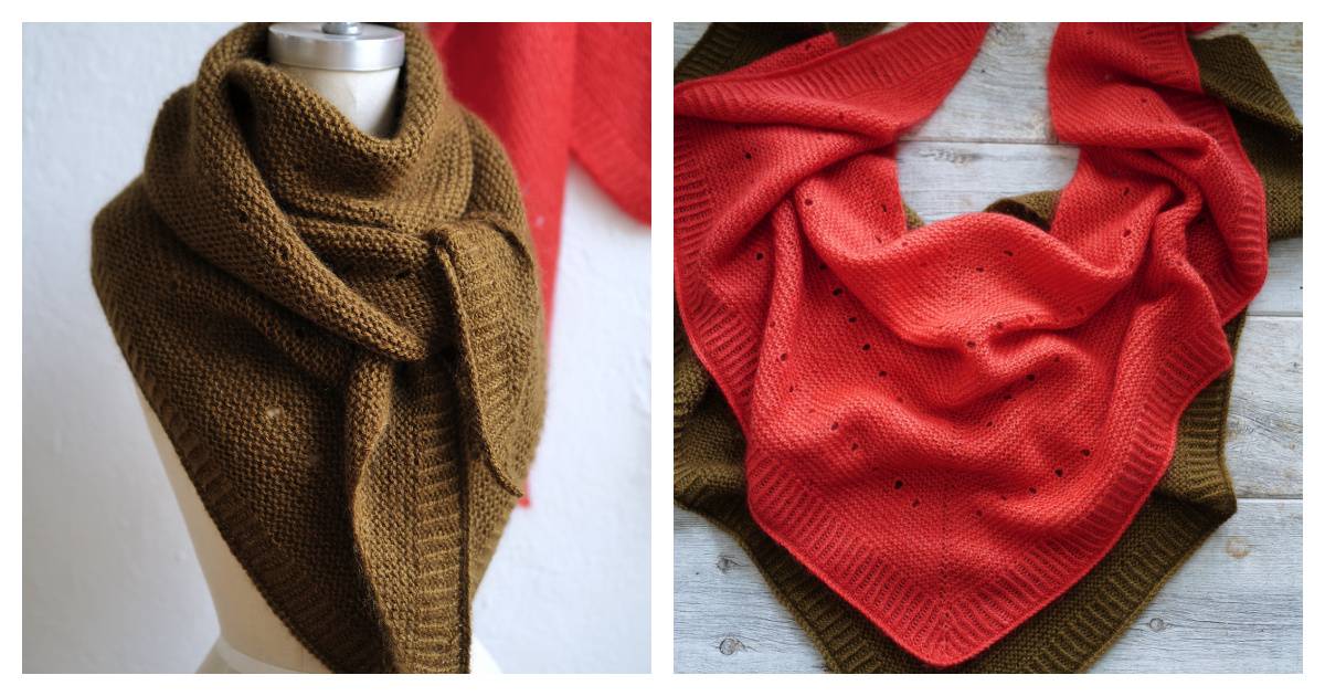 35 Easy Knitted Shawls Patterns Image