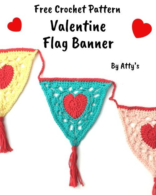 34 Valentines Day Crochet Garland Ideas Image