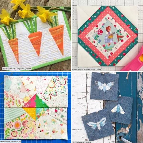 22 Paper Pieced Mini Quilts Patterns Image