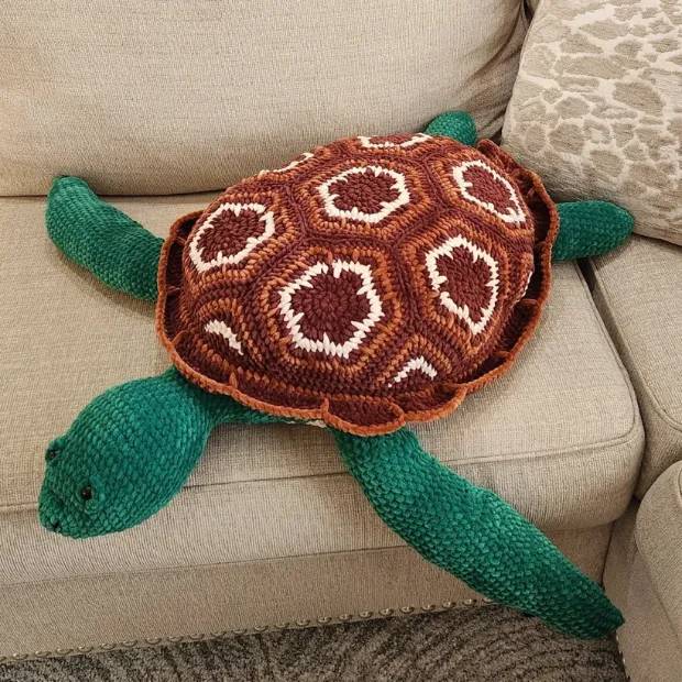 24 Big Turtle Crochet Patterns Image