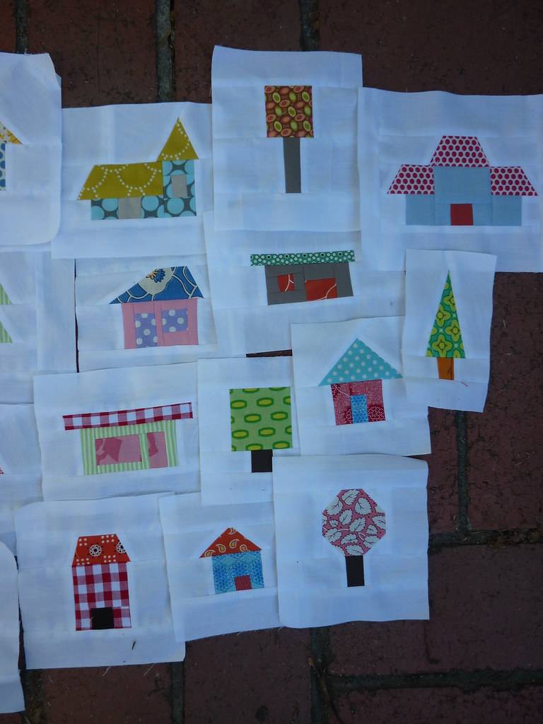 4 Tiny Town Quilt Patterns Image