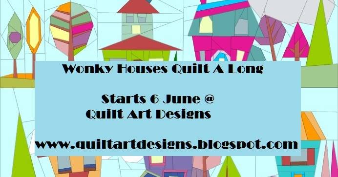 28 Wonky House Quilt Blocks Patterns Image