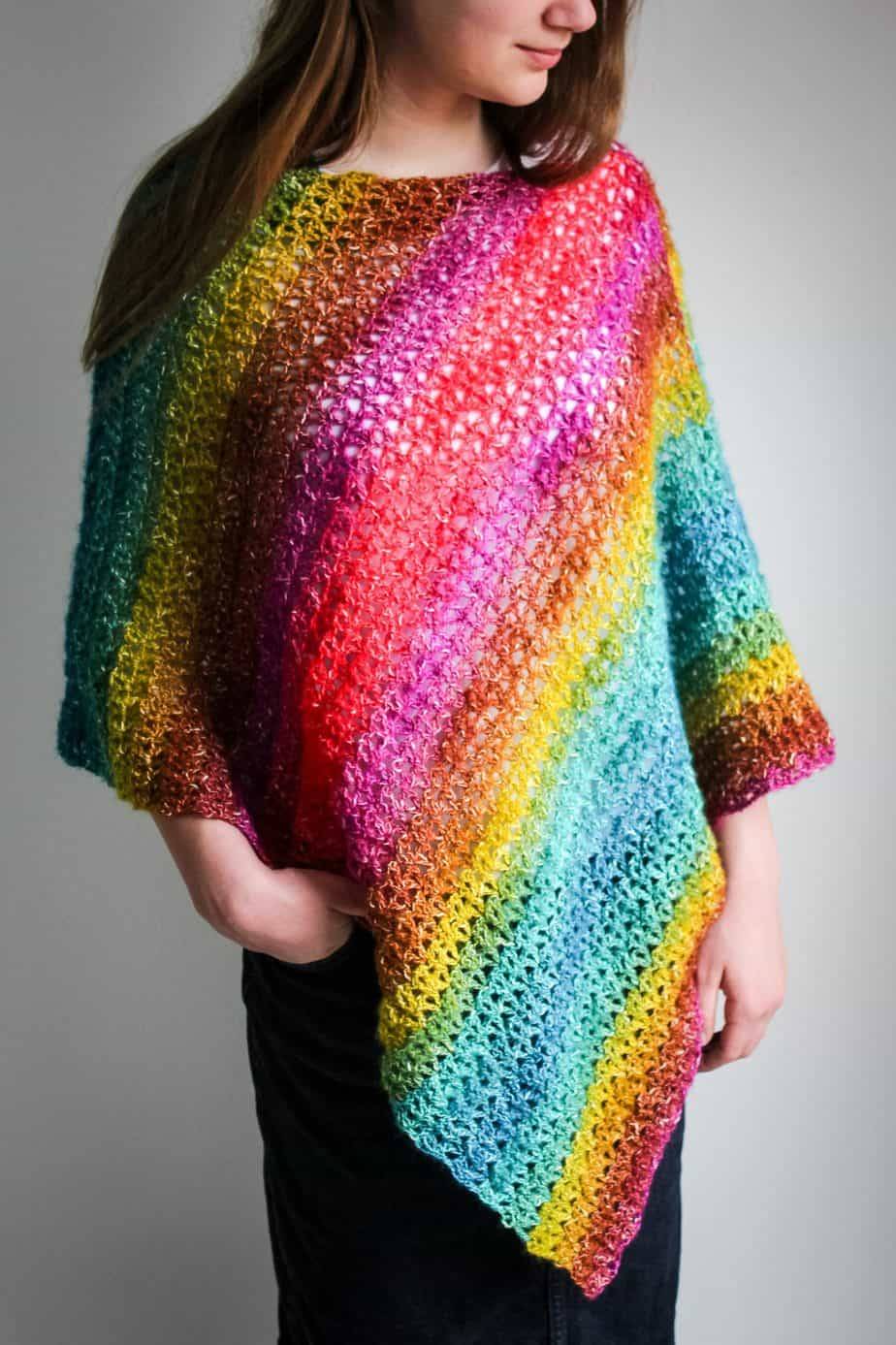 35 Easy Crochet Poncho Patterns Image