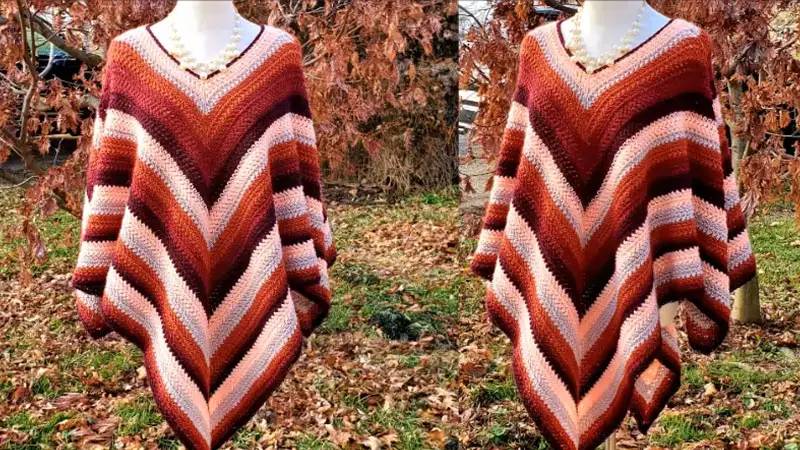 35 Easy Crochet Poncho Patterns Image