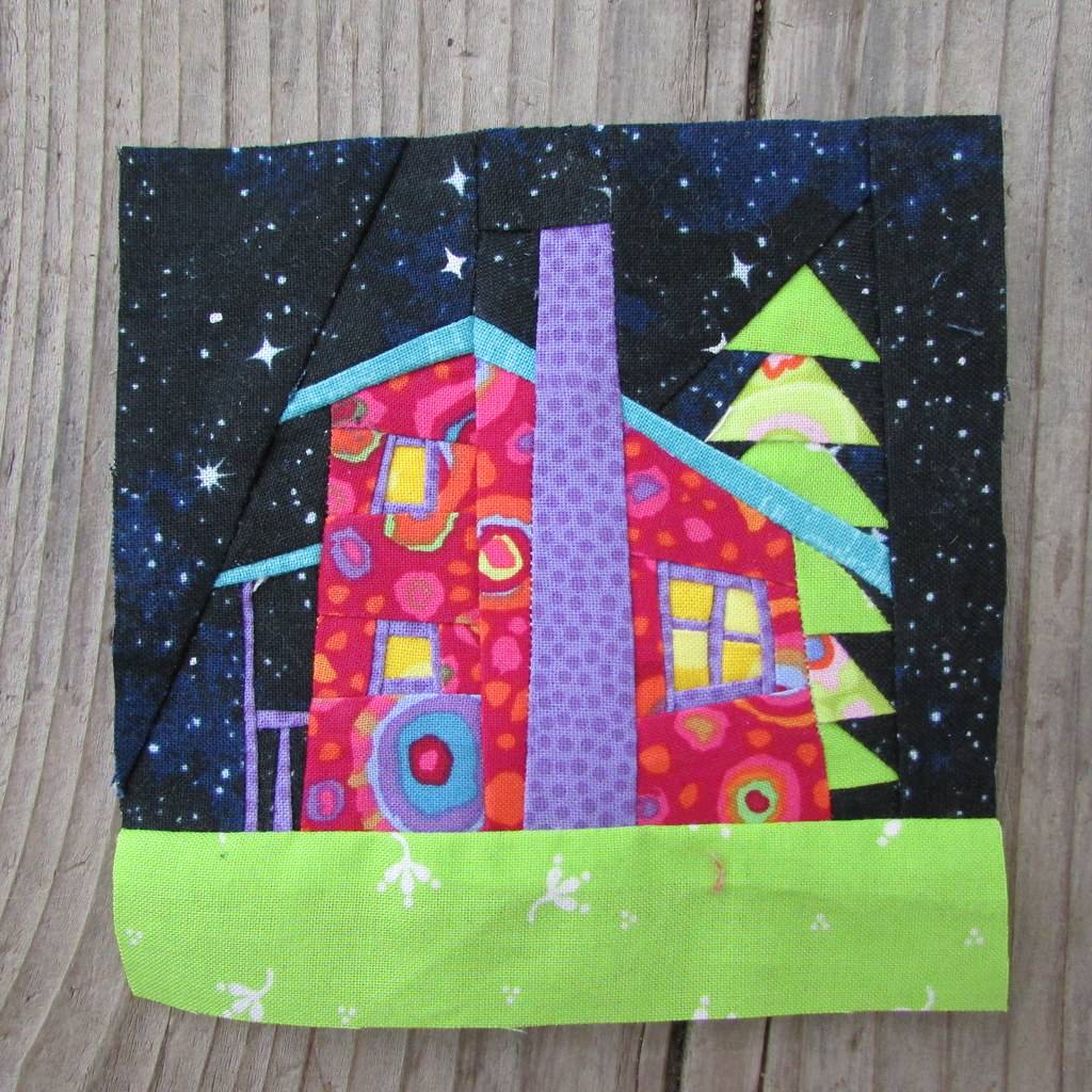 28 Wonky House Quilt Blocks Patterns Image