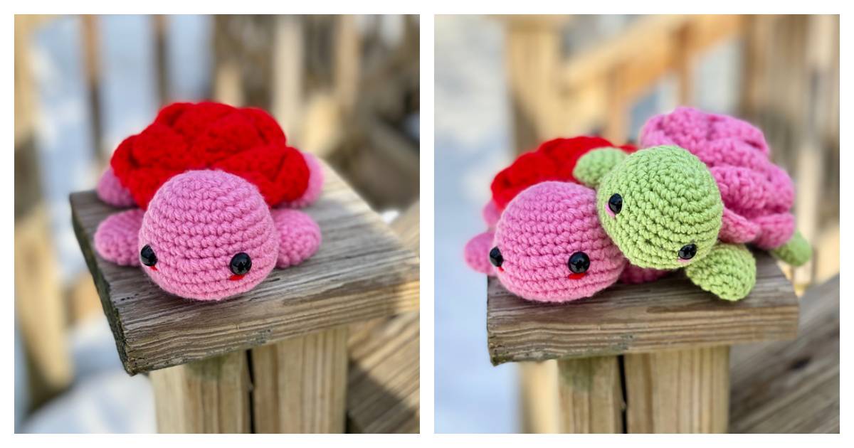 30 Rose Turtle Crochet Patterns Image