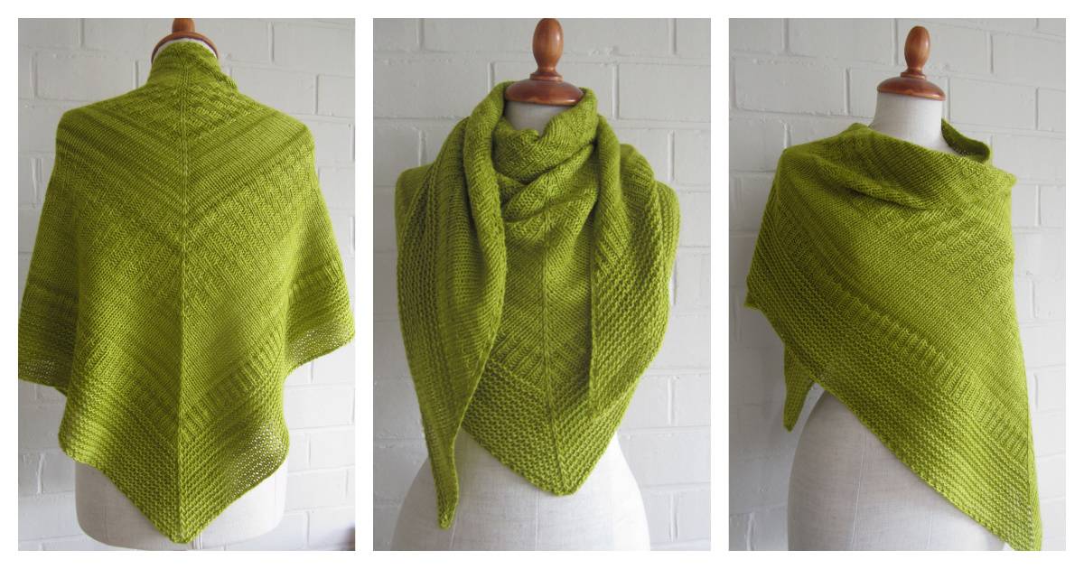 35 Easy Knitted Shawls Patterns Image