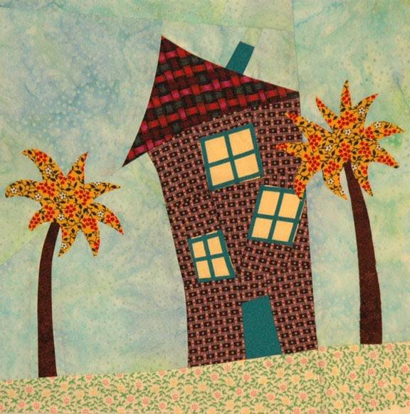 28 Wonky House Quilt Blocks Patterns Image