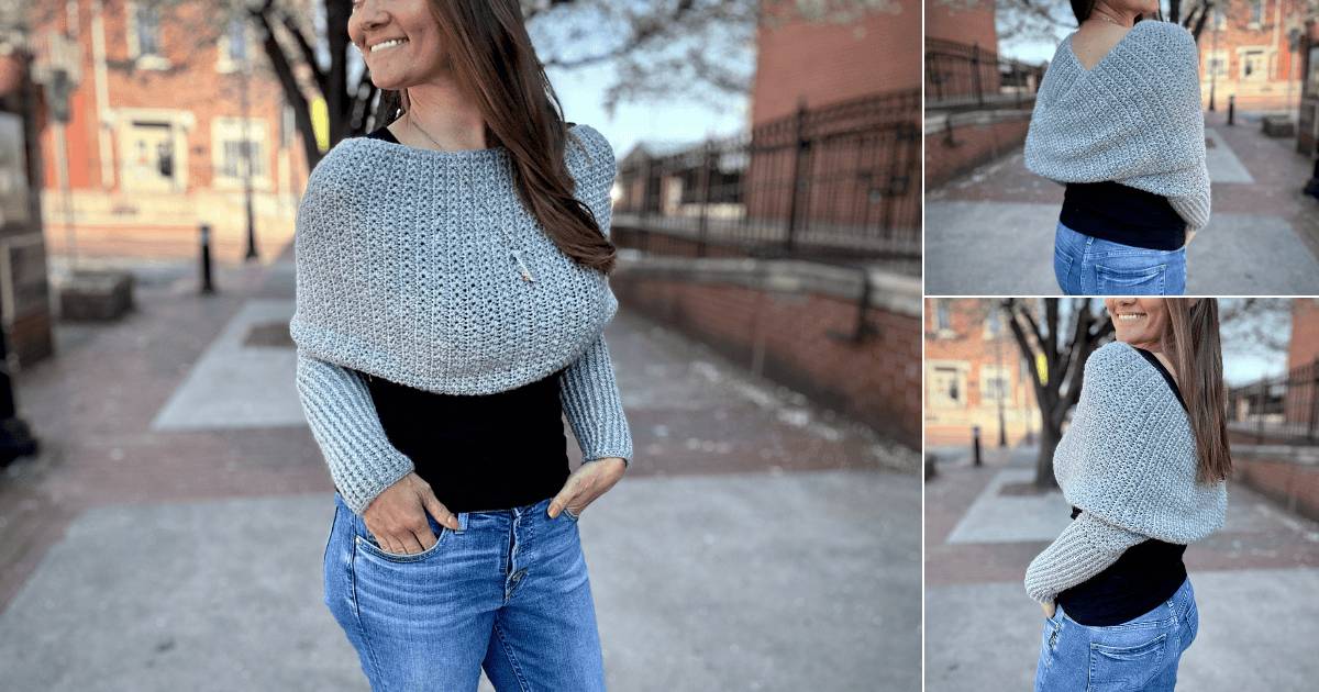 34 Scarf with Sleeves Knitting Patterns Image