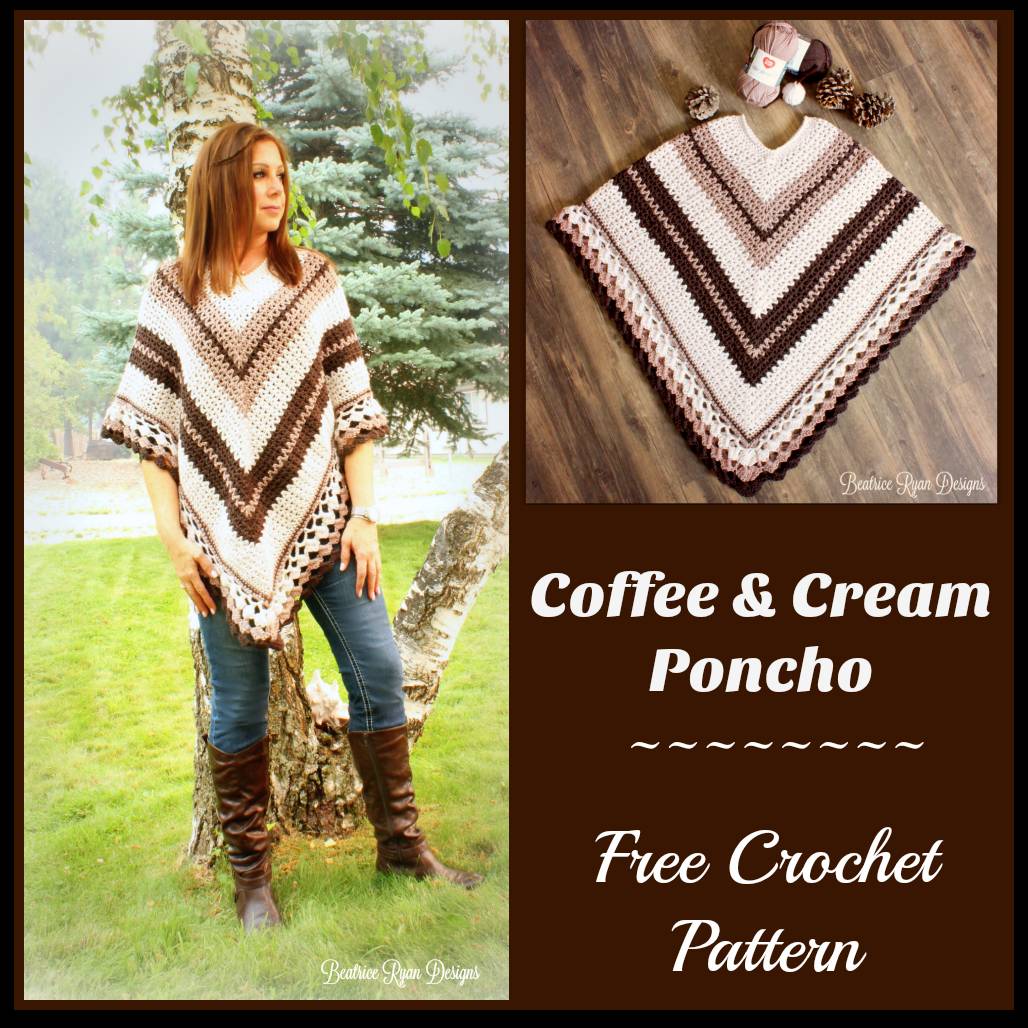 35 Easy Crochet Poncho Patterns Image