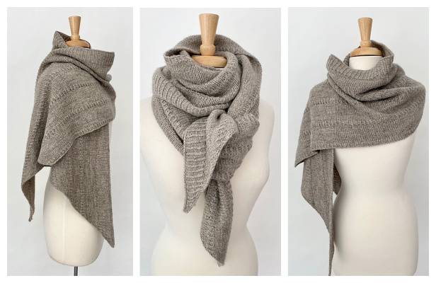 35 Easy Knitted Shawls Patterns Image