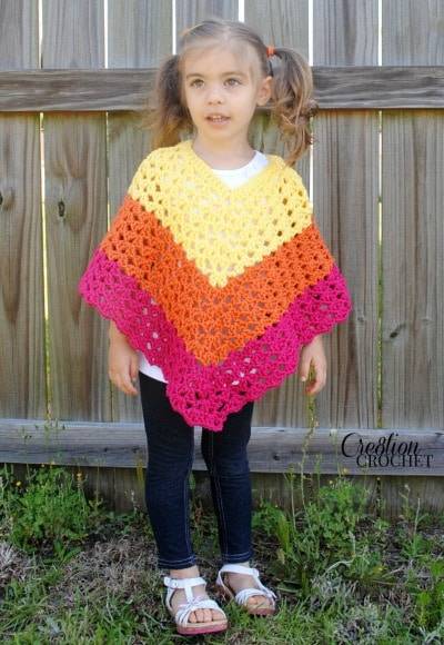 28 Child’s Poncho Crochet Patterns Image