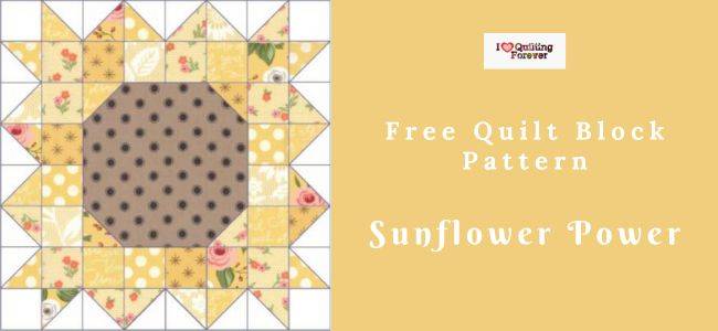 16 Sunflower Quilt Block Patterns Image