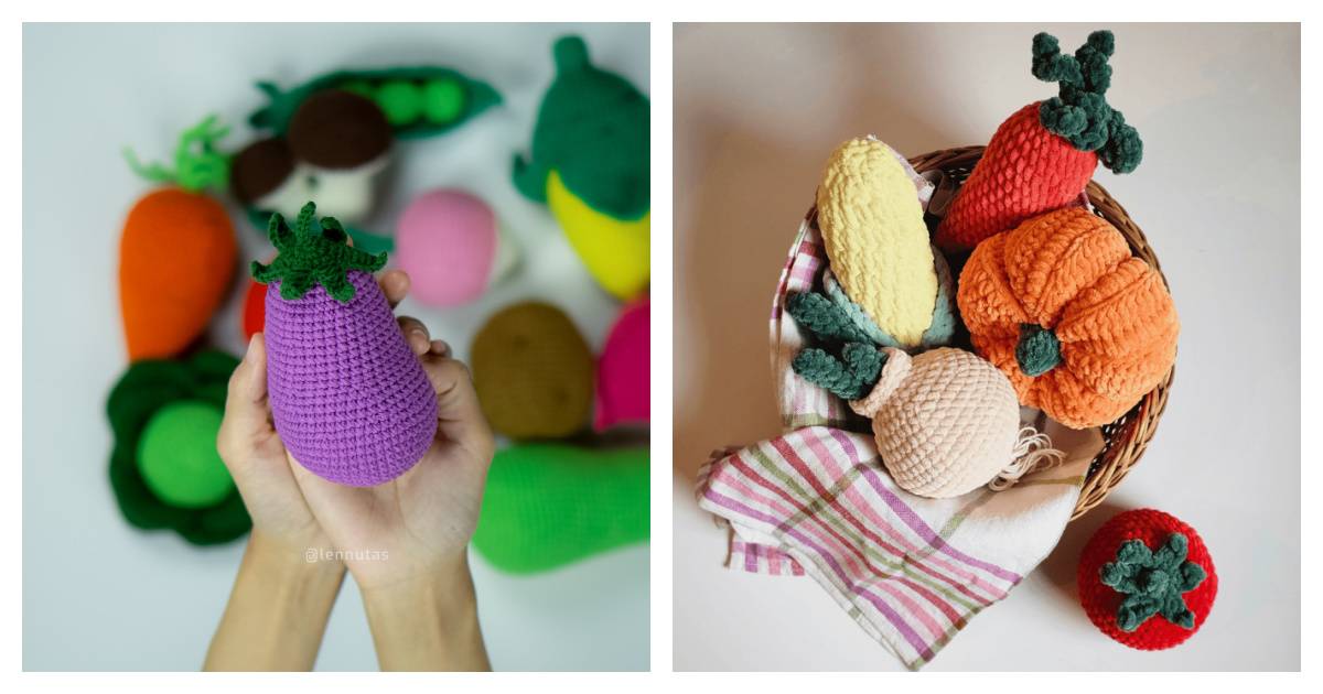 33 Amigurumi Vegetables Patterns Image
