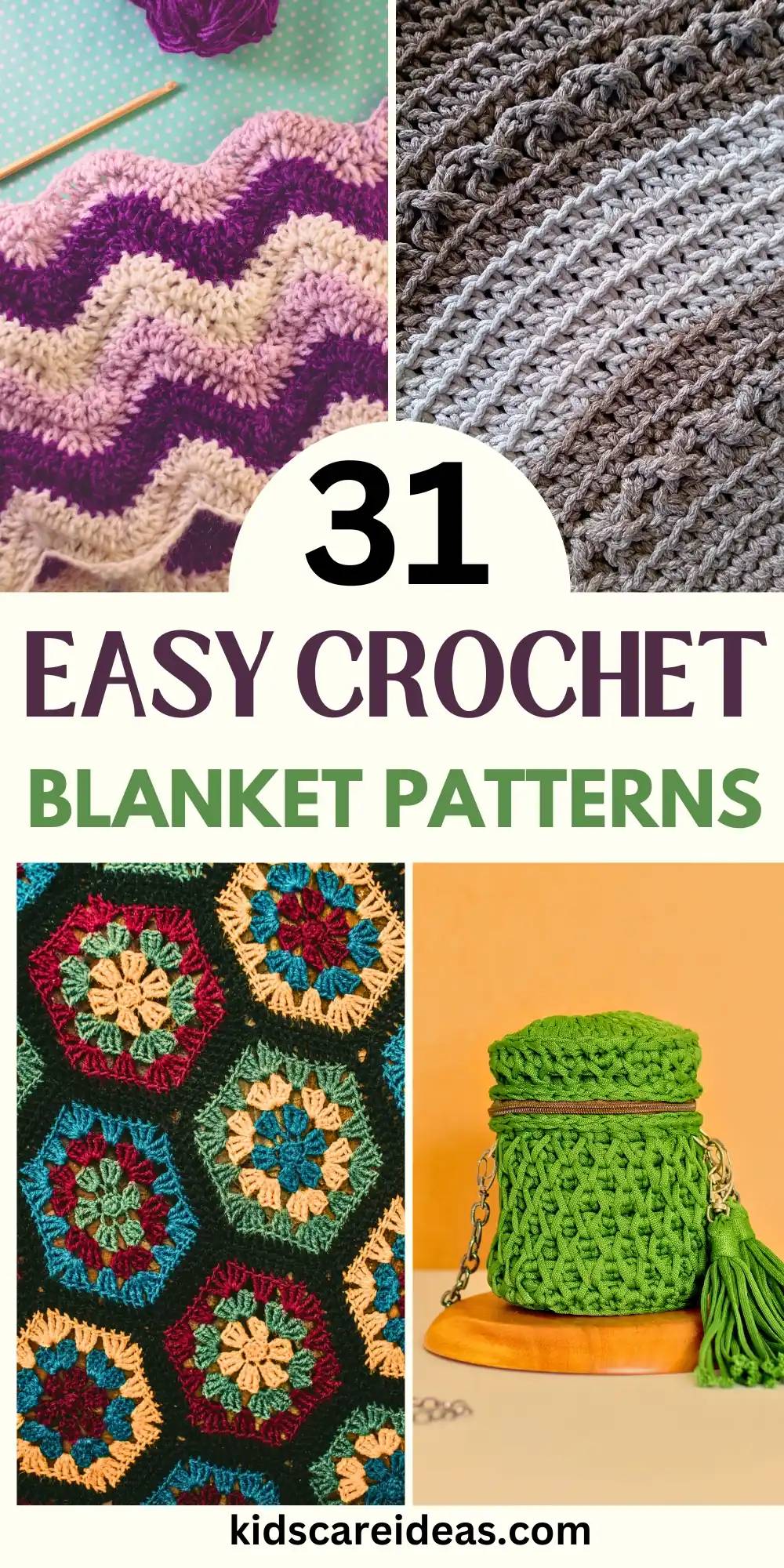 31 Yellow Crochet Blanket Patterns Image