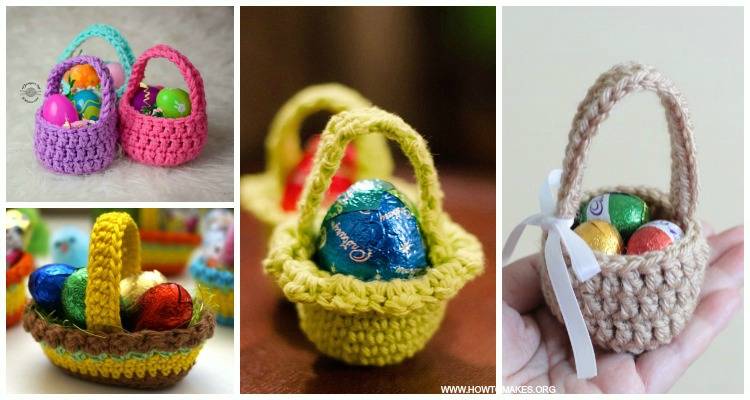 37 Crochet Easter Basket Patterns Image