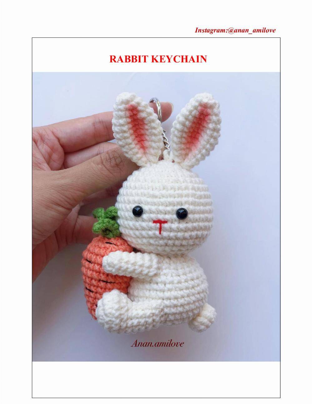 30 Crochet Easter Keychain Patterns Image
