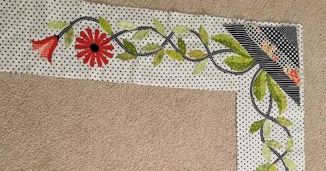 9 Applique Vines and Flowers Image