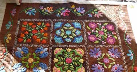 9 Applique Vines and Flowers Image
