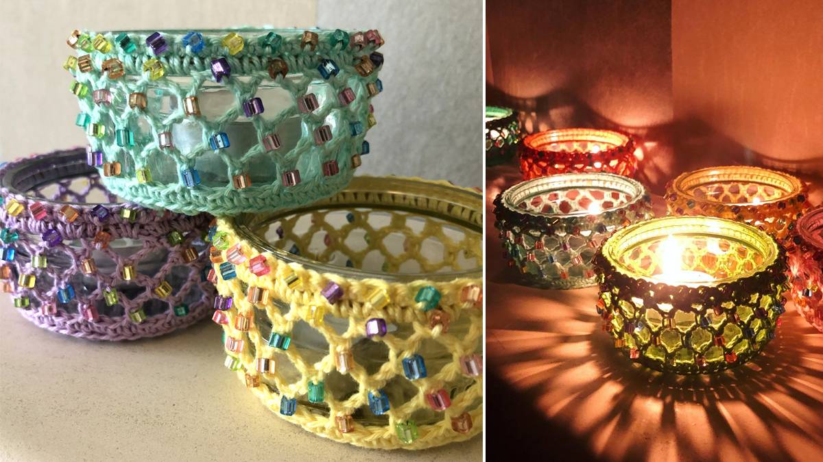 30 Crochet Tea Light Holder Patterns Image