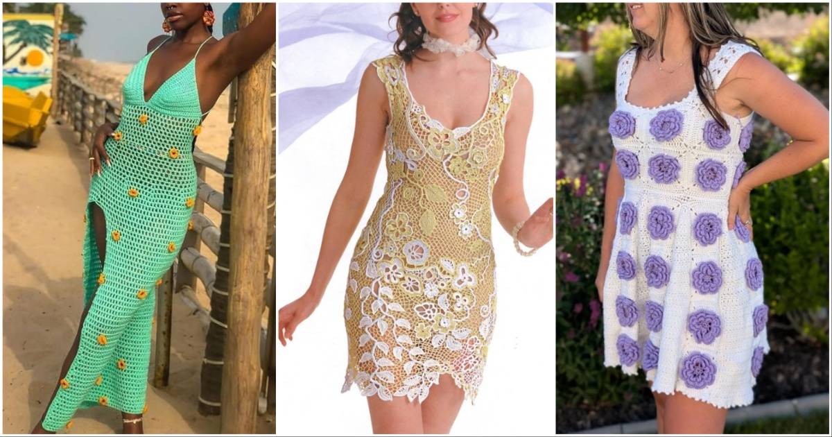 37 Easy Crochet Dress Patterns Image
