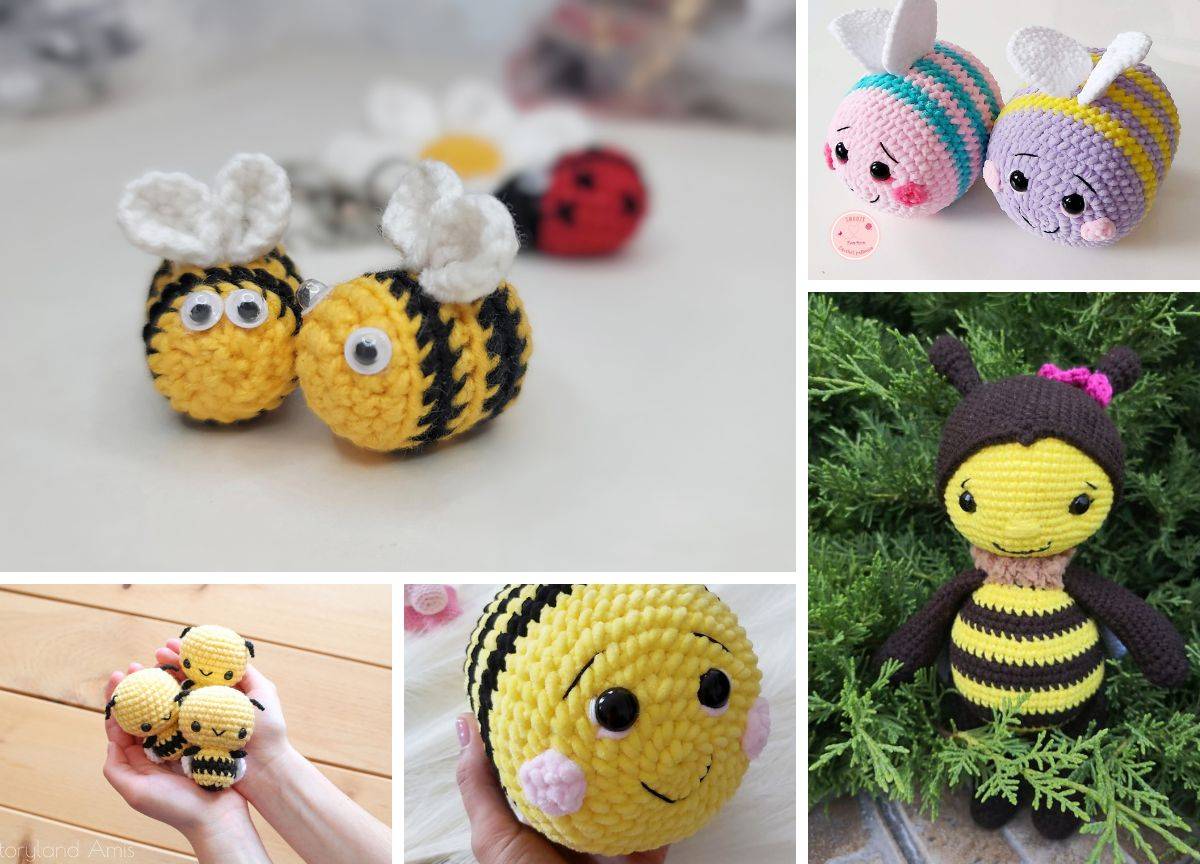 33 Crochet Bee Applique Patterns Image