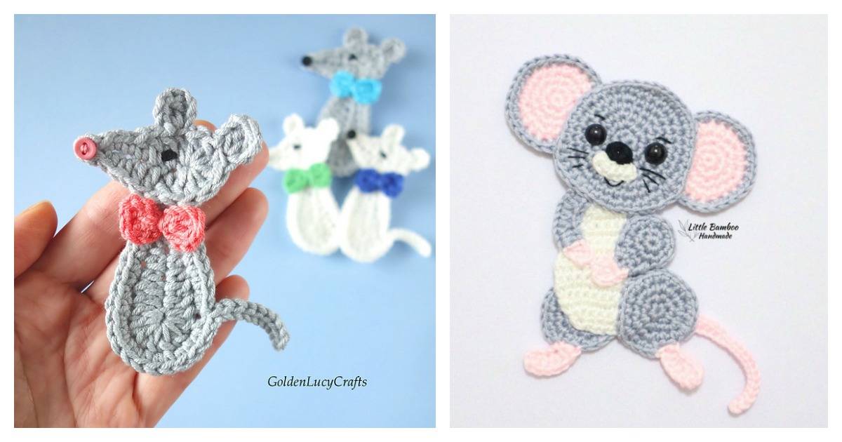 30 Crochet Motifs Appliques Image