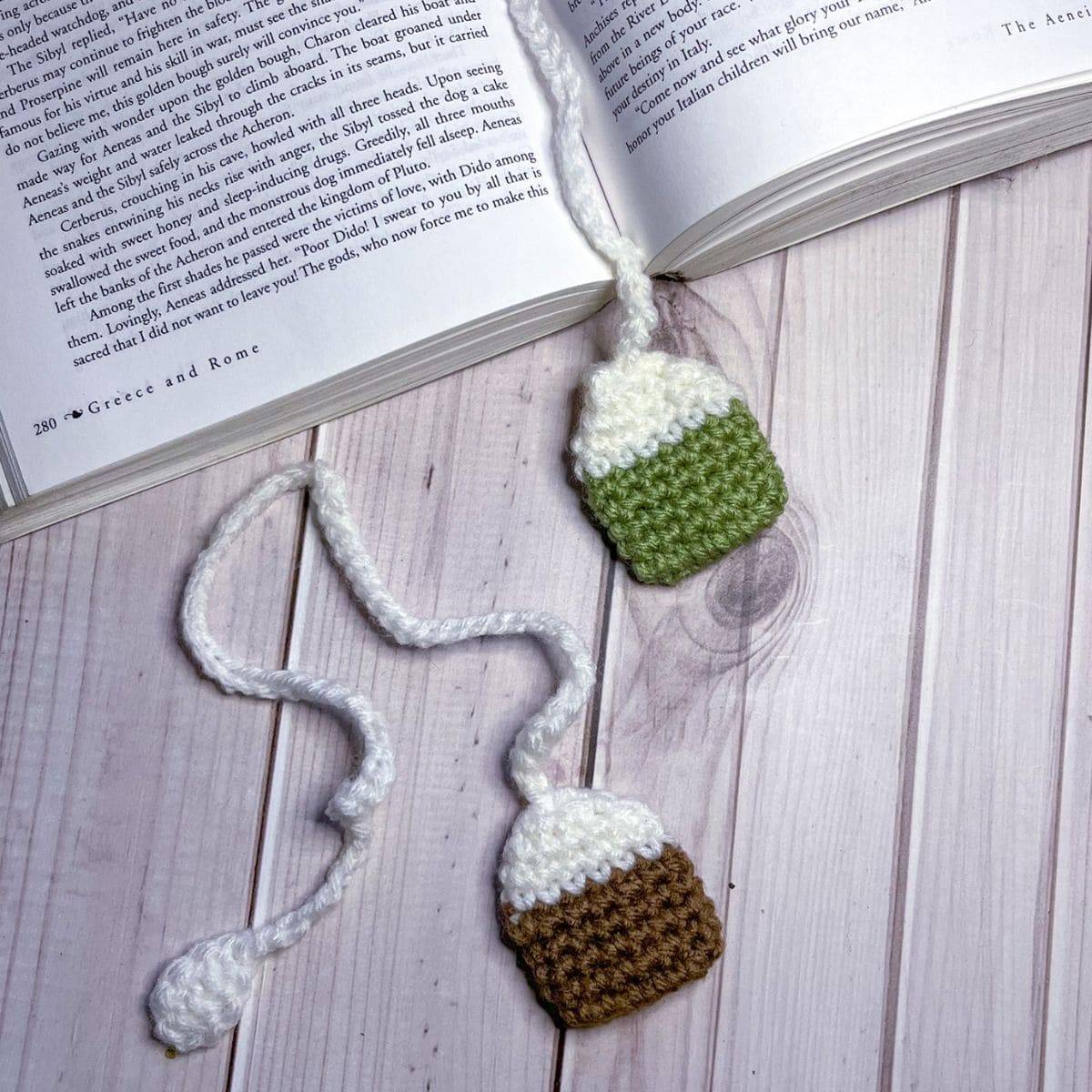 11 Crochet Tea Bag Bookmark Patterns Image