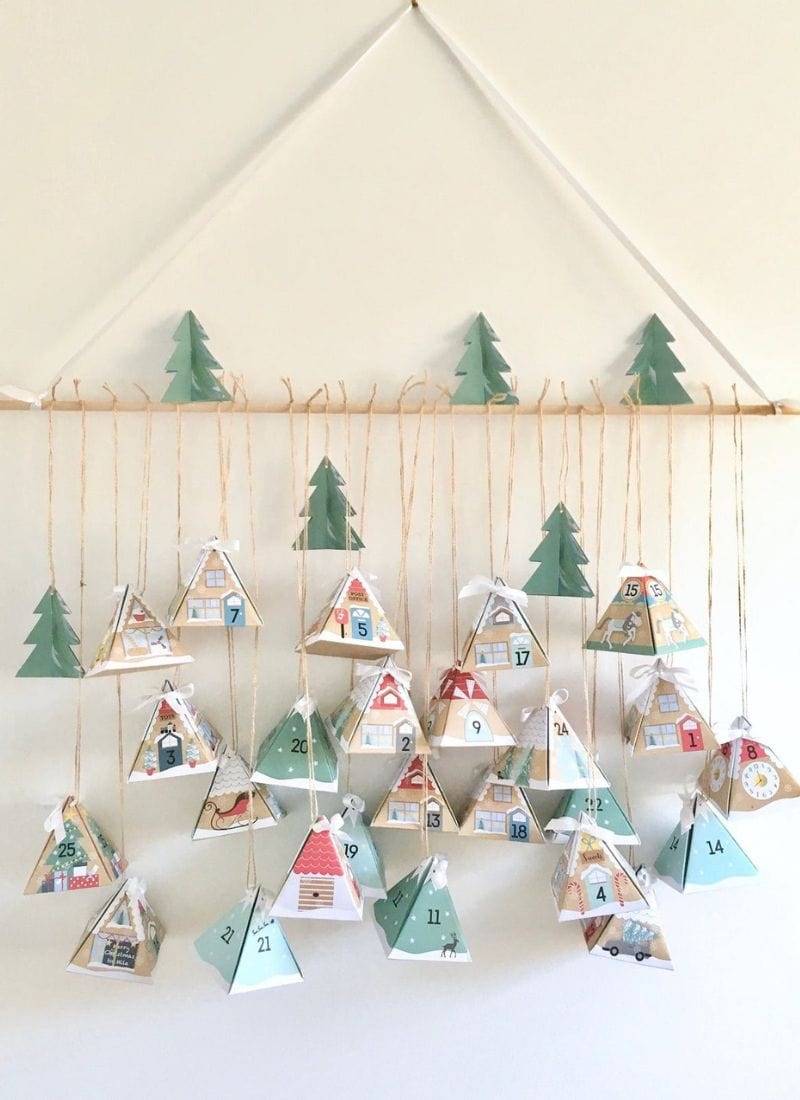 32 DIY Wooden Advent Calendar Ideas Image