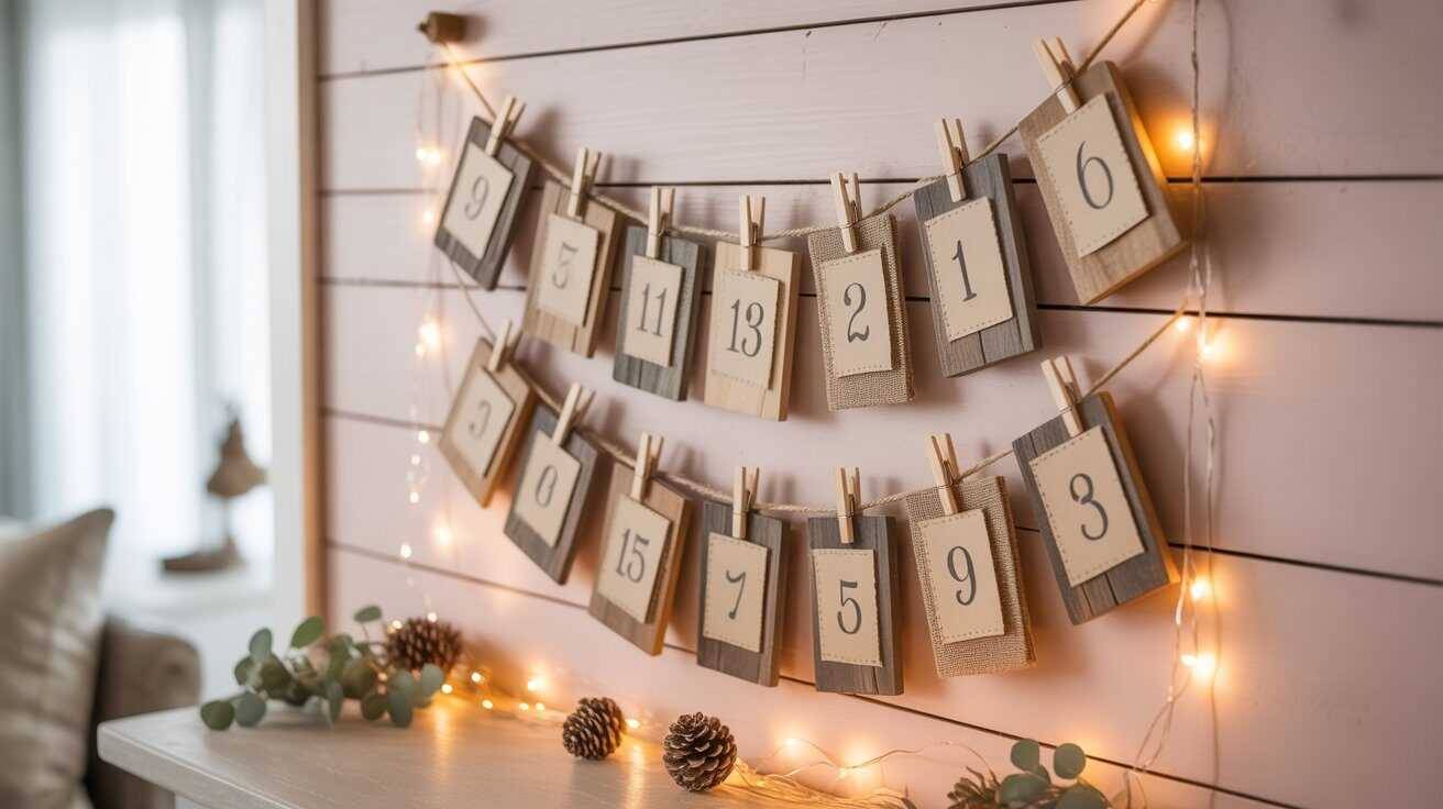 32 DIY Wooden Advent Calendar Ideas Image
