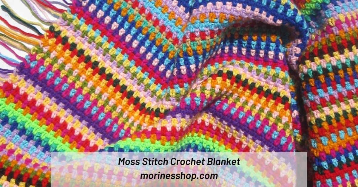 25 Moss Stitch Blanket Patterns Image