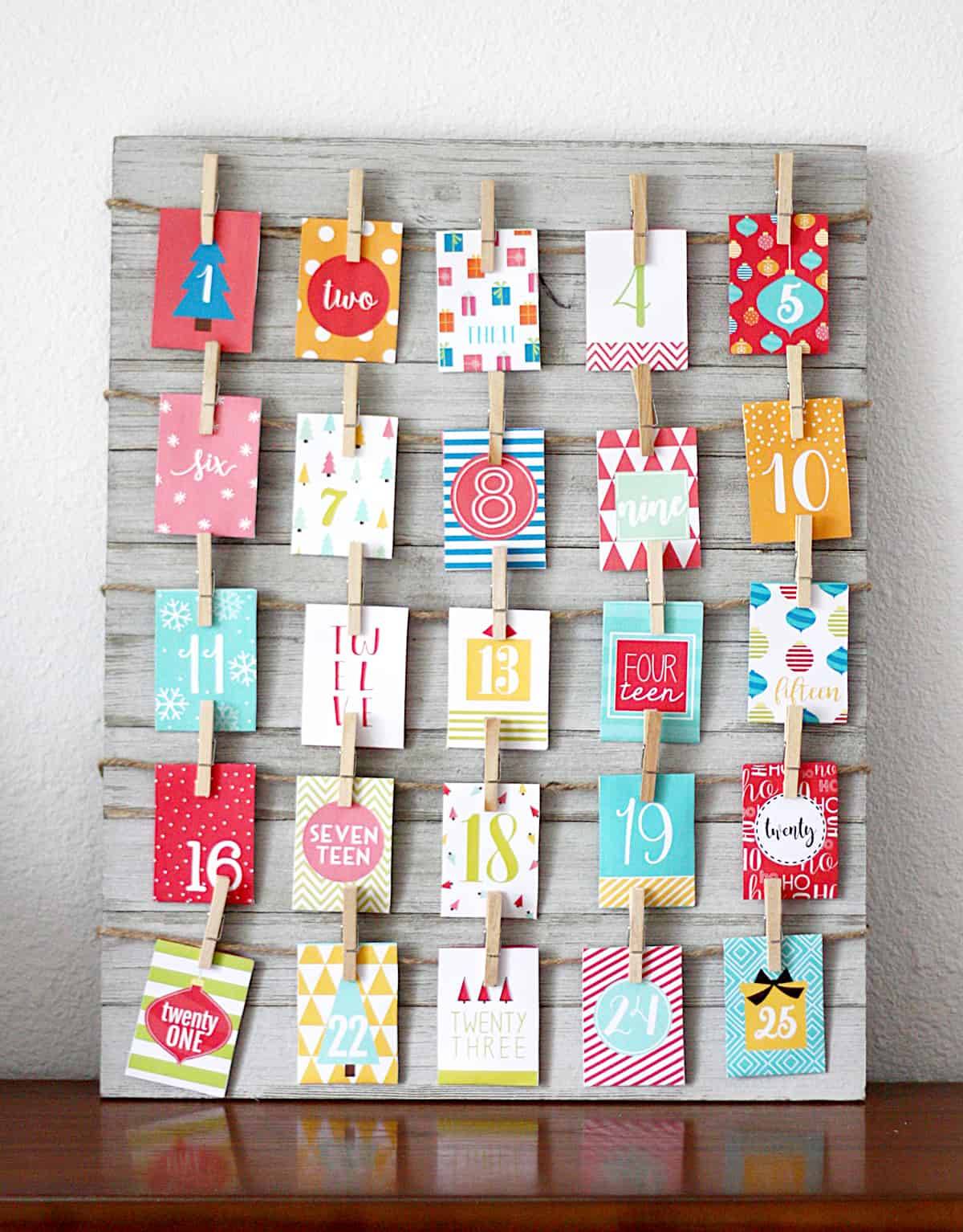 32 DIY Wooden Advent Calendar Ideas Image