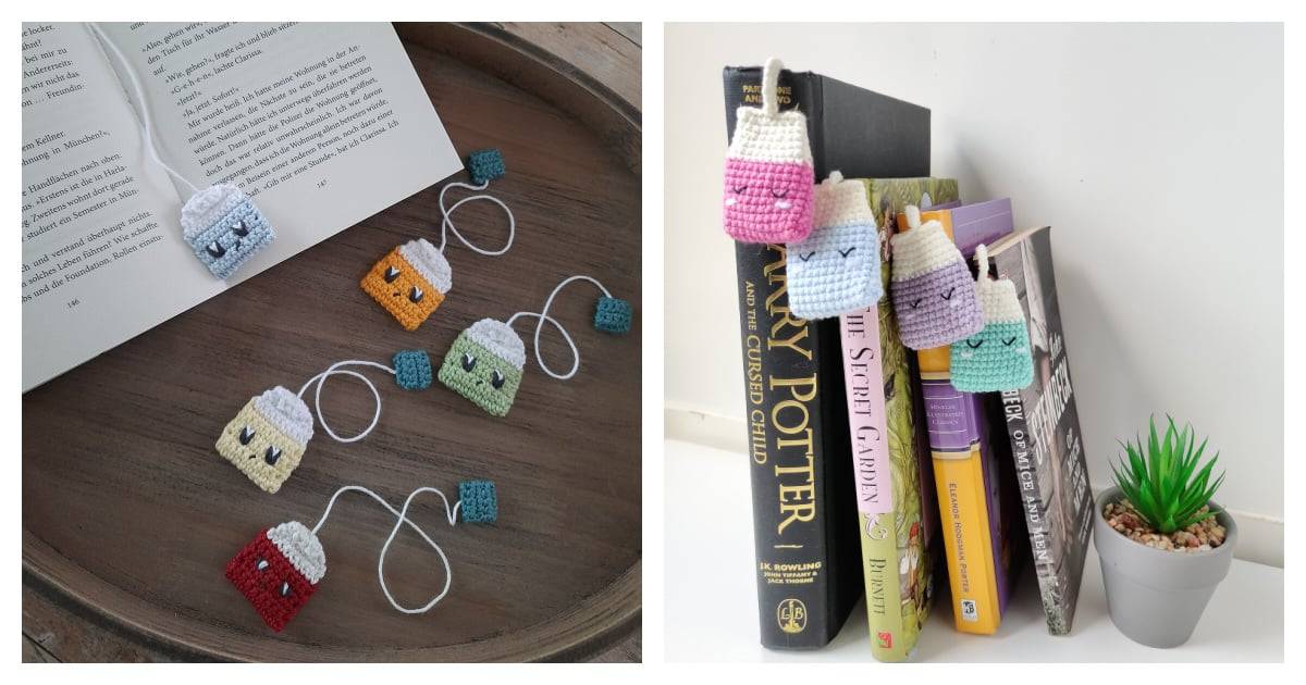 11 Crochet Tea Bag Bookmark Patterns Image