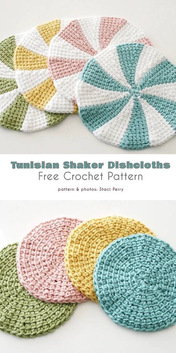 37 Tunisian Crochet Pot Holders Patterns Image