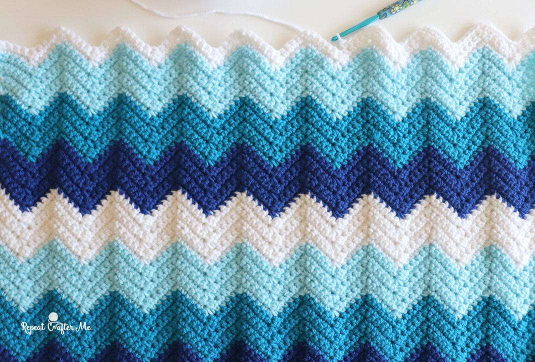 30 4 Colour Crochet Blanket Patterns Image