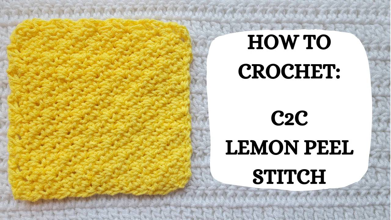 30 Lemon Peel Stitch Crochet Patterns Image