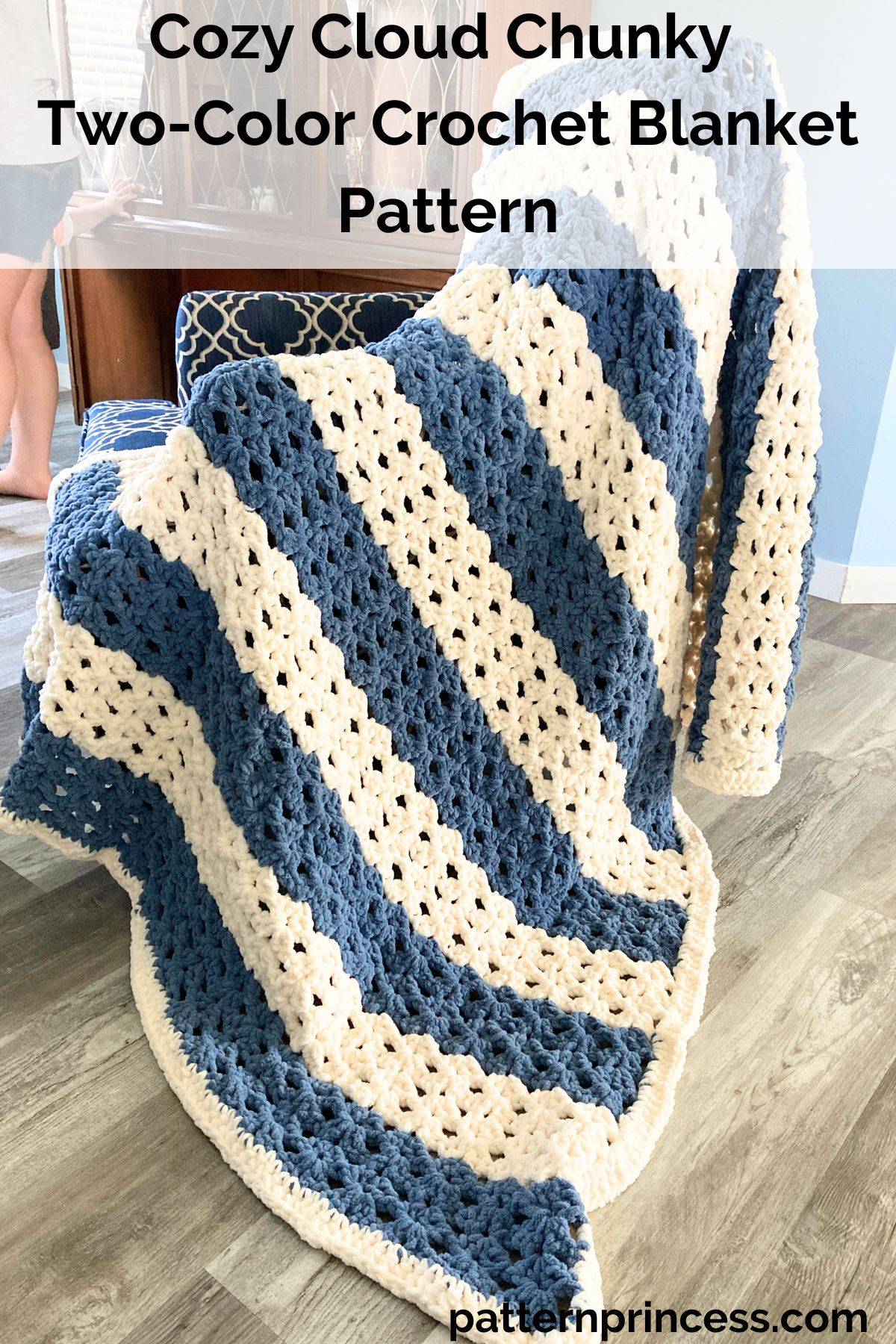 14 Speckled Chunky Yarn Blanket Patterns Image