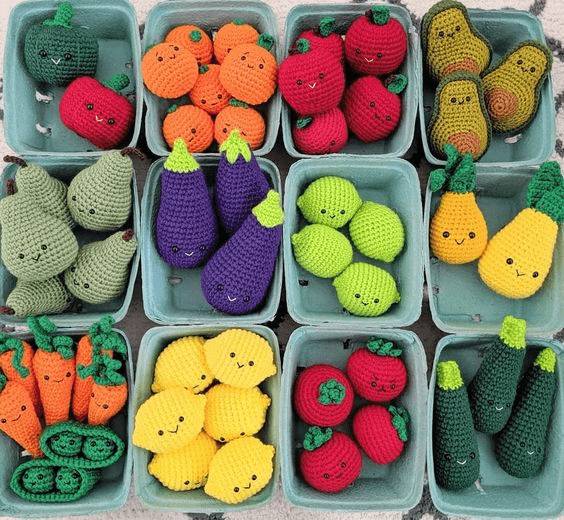 33 Amigurumi Vegetables Patterns Image