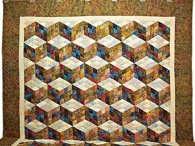 27 EPP Quilt Patterns Tumbling Blocks Image