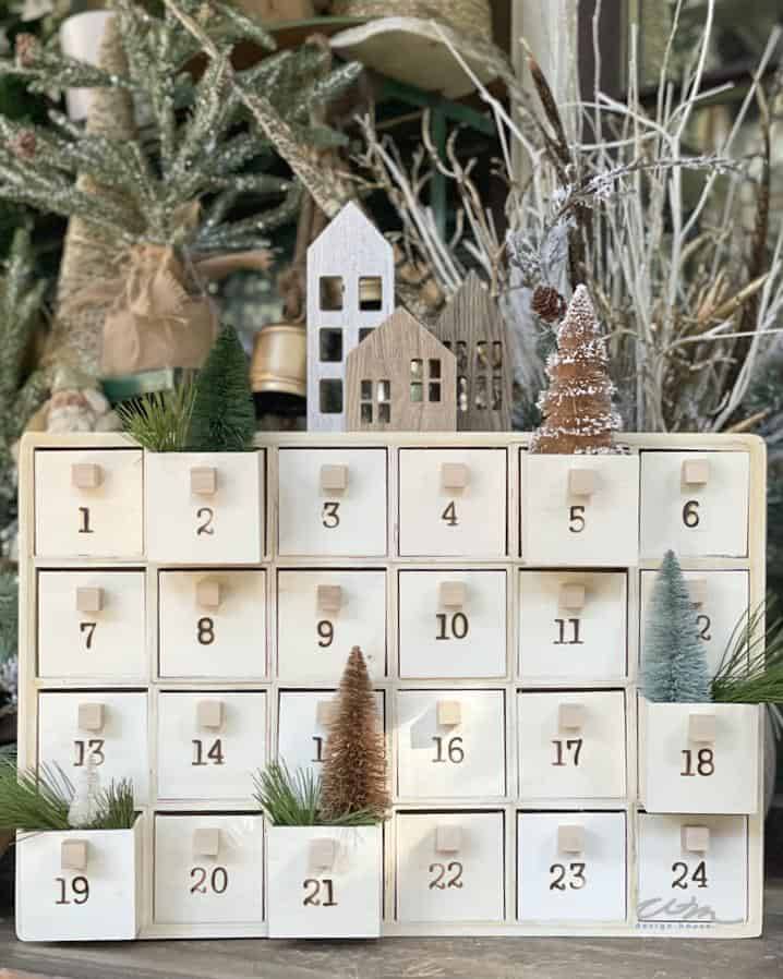 32 DIY Wooden Advent Calendar Ideas Image
