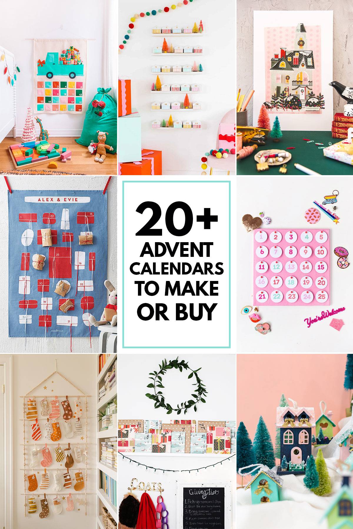 32 DIY Wooden Advent Calendar Ideas Image
