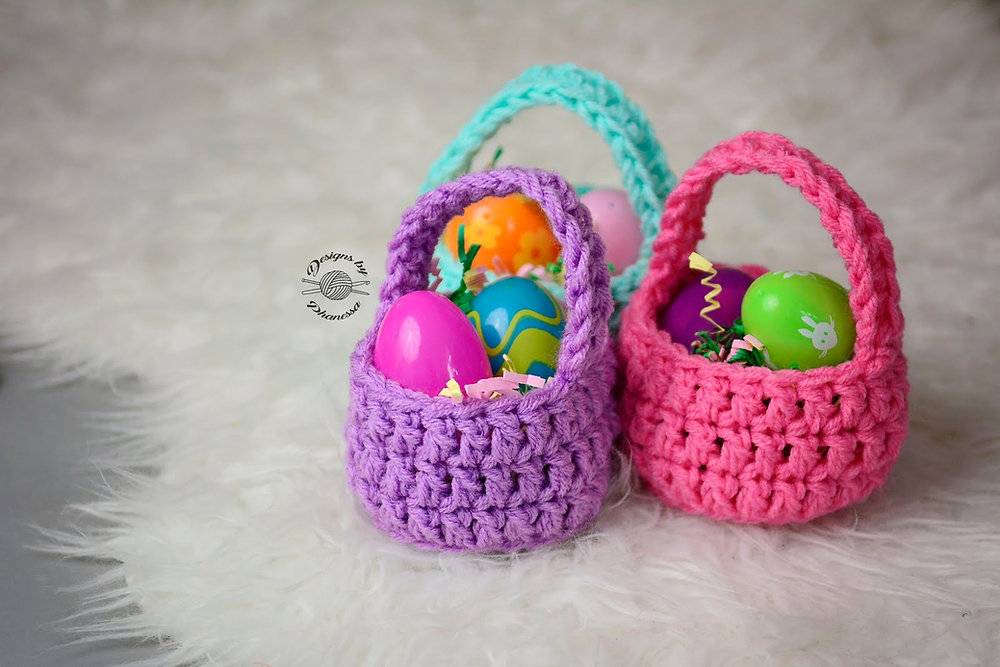37 Crochet Easter Basket Patterns Image